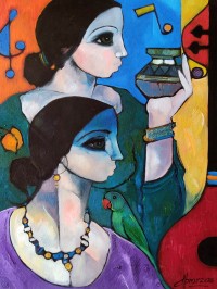 Abrar Ahmed, 18 x 24 Inch, Oil on Canvas, Figurative Painting, AC-AA-630